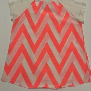 Chevron blouse- Moa Moa- girls medium
